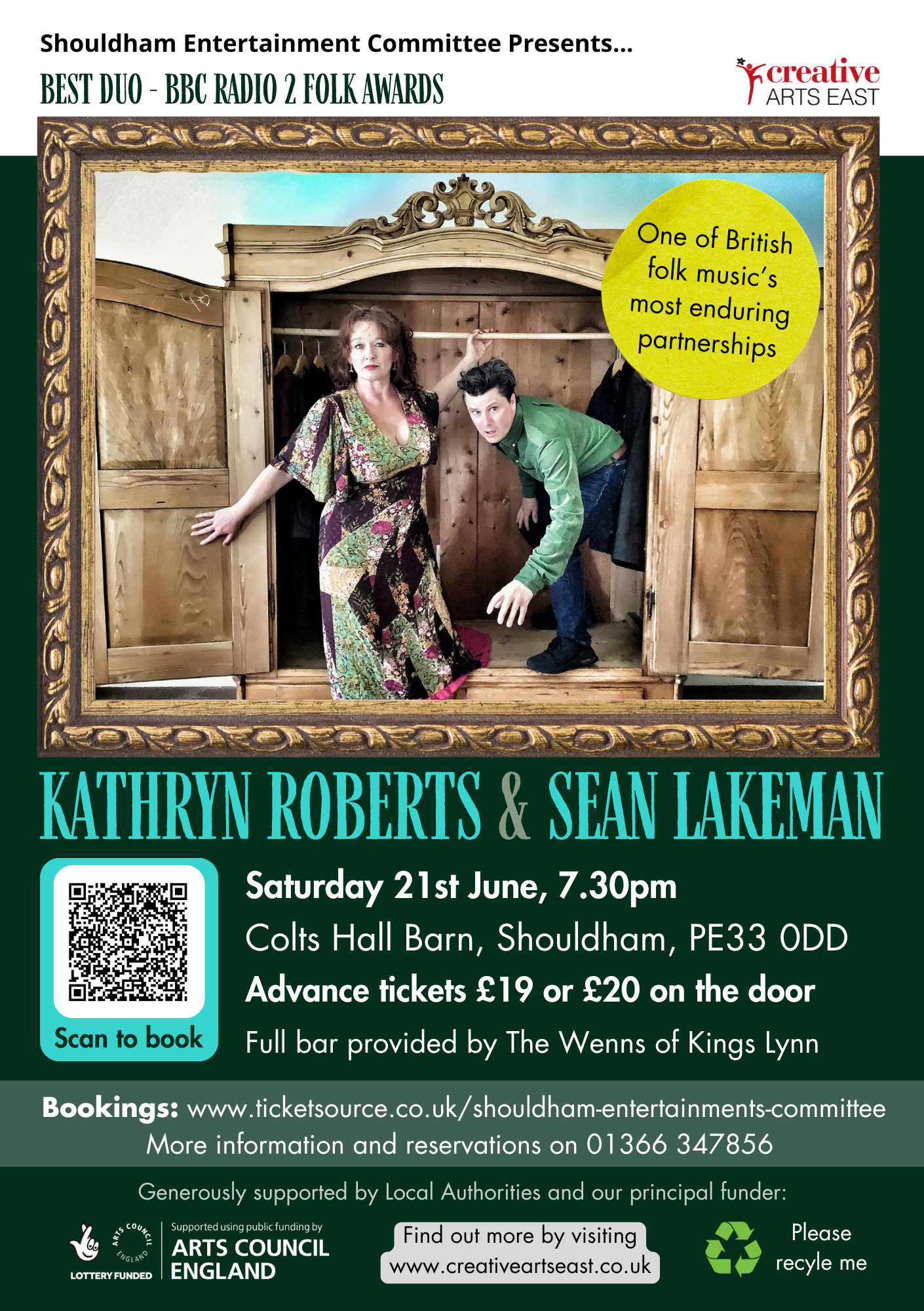 Kathryn Sean poster A5 Front