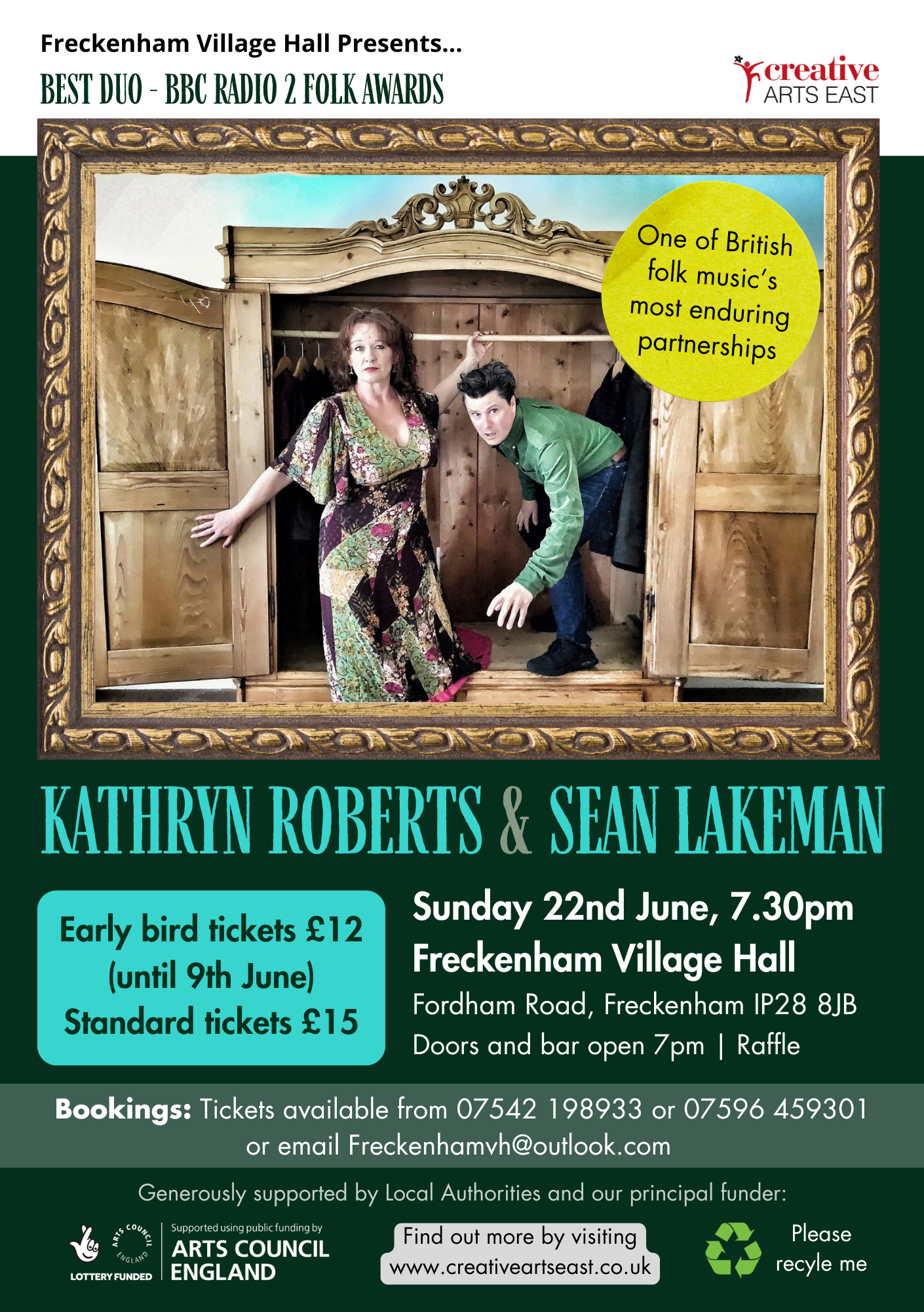 Kathryn Sean Freckenham A5 Front